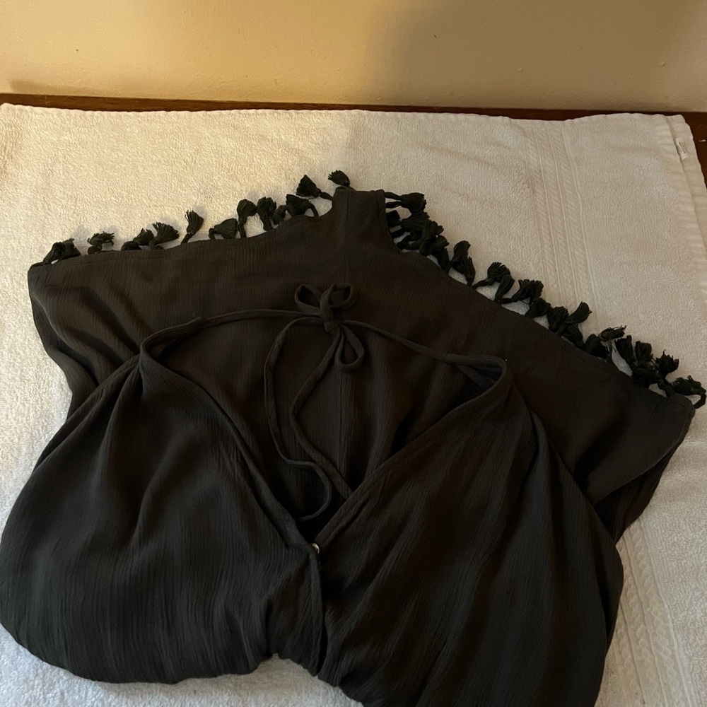 Lulus Green Romper Sz Small - Picture 3 of 11